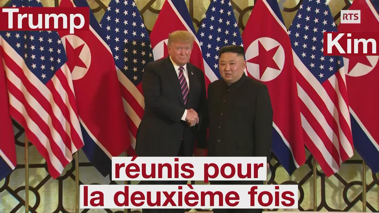 Donald Trump et Kim Jong Un se rencontrent à Hanoï pour un sommet sur la dénucléarisation