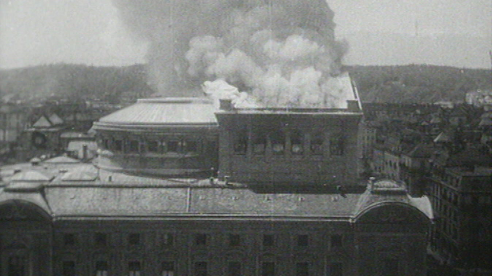 Incendie au Grand Théâtre de Genève, 1951 [RTS]