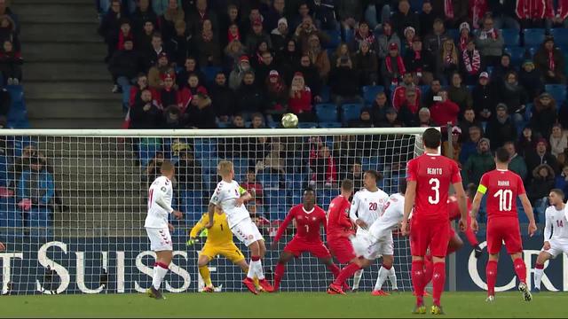 Gr.B, Suisse - Danemark (3-0): 76e, Embolo marque le troisième but