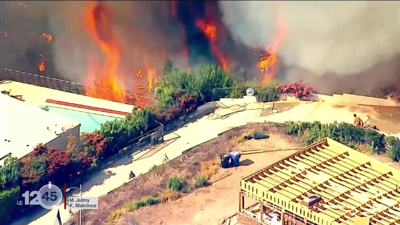 De violents incendies sévissent dans différentes régions de Californie, notamment dans les zones viticoles près de Los Angeles