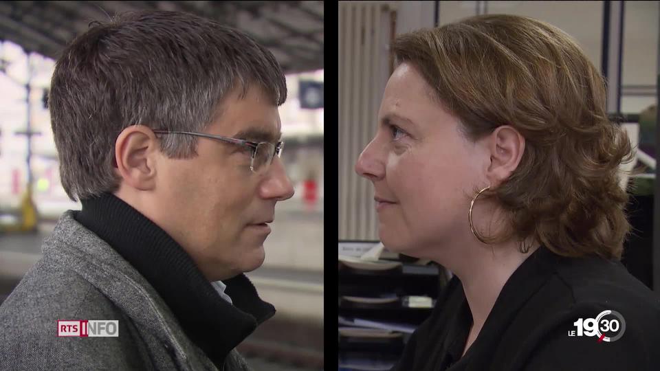 Ada Marra et Roger Nordmann, le combat des chefs pour l'investiture socialiste au Conseil des États.