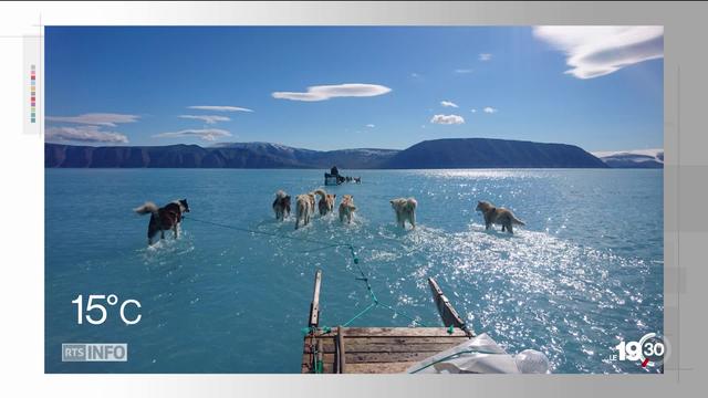 Chronique photo hebdomadaire: une image choc qui illustre le réchauffement climatique au Groenland.