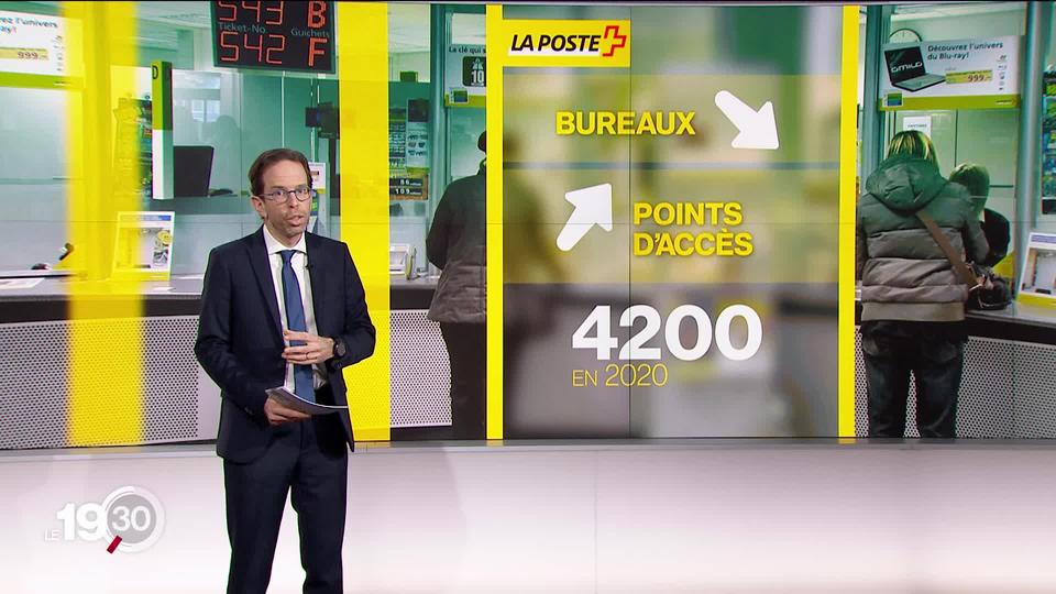 Laurent Dufour: "Il y a moins de bureaux de poste mais d'avantage de points d'accès. Objectif: 4200."