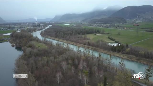 Correction du Rhône et gestion des sites contaminés. Exemple: une décharge dans la région de Monthey.