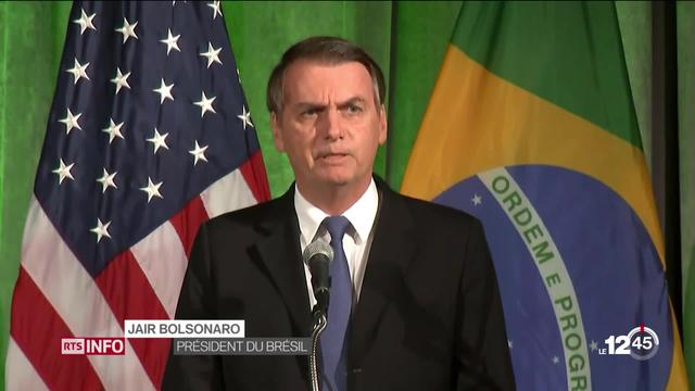 Le président brésilien Jair Bolsonaro, en visite à Washington, doit rencontrer Donald Trump.