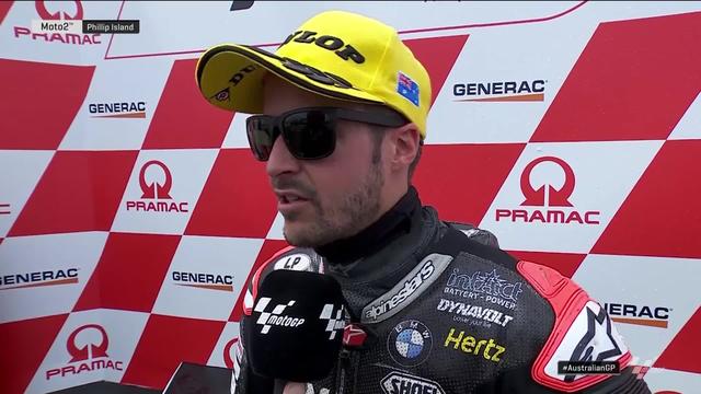 GP d'Australie (#17), Moto2: interview de Tom Lüthi après la course