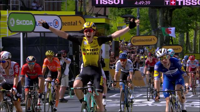 10e étape, Saint-Flour - Albi: Wout Van Aert remporte l'étape