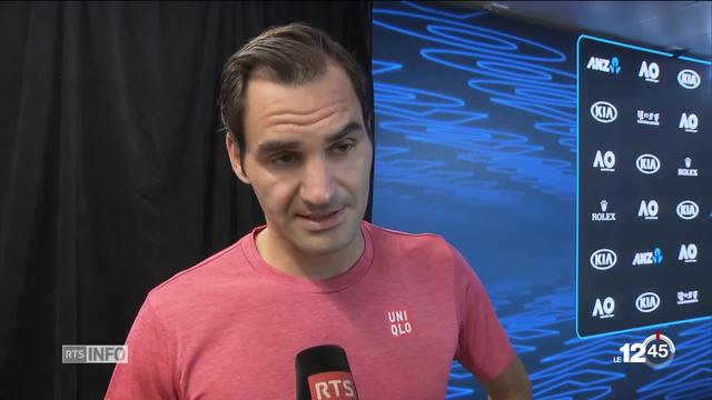 Open d'Australie: Roger Federer a obtenu sa qualification pour le 3ème tour du tournoi en battant le Britannique Daniel Evans.