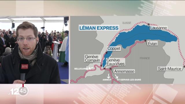 GE: inauguration du Léman express à Coppet. Les explications de Julien Chifelle