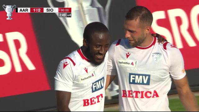1-16, Aarau – Sion (1-2): Doumbia délivre le FC Sion à la 93ème minute!