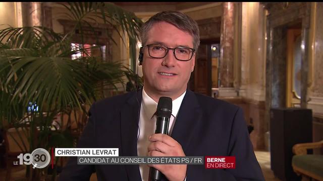 Christian Levrat (PS): "Je ne suis pas très content des résultats du Parti socialiste".