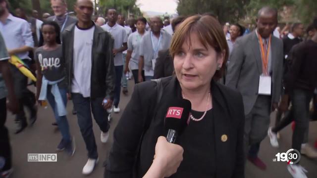 Une délégation suisse était au Rwanda pour la commémoration des 25 ans du génocide. A sa tête, la tessinoise Marina Carobbio.