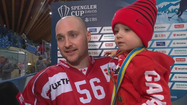 Coupe Spengler: Maxim Noreau à l’interview après le sacre du Team Canada