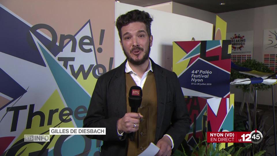 Gilles de Diesbach: "Programme 2019 du Paléo hétéroclite et équilibré entre francophonie et têtes d'affiche internationales."