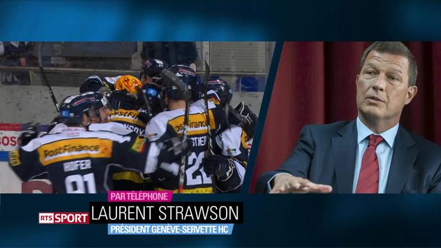 National League, 28e journée : Laurent Strawson, président du Genève Servette HC à propos de Chris Mc Sorley