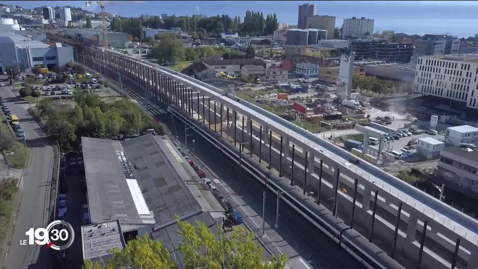 Le chantier monstre du saut-de-mouton à Lausanne