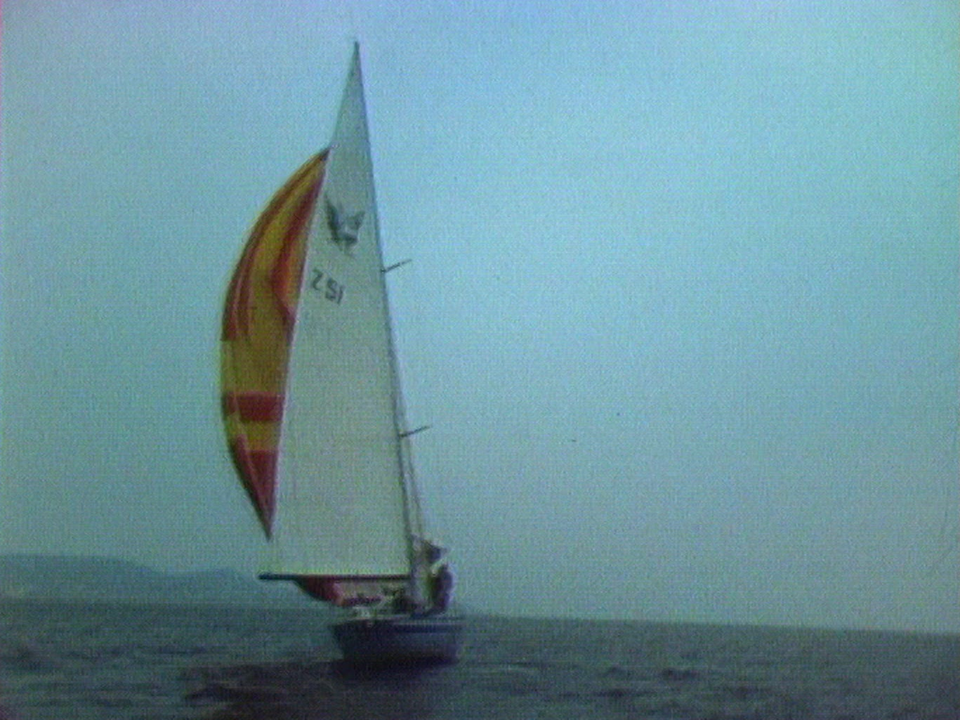 A bord de Gauloise, un bateau conçu pour Pierre Felhmann. [RTS]