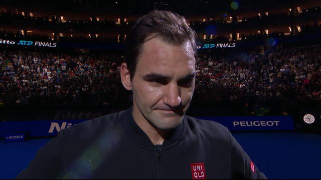 Round Robin: N.Djokovic (SRB) - R.Federer (SUI) (4-6, 3-6): la première réaction de Federer après sa qualification