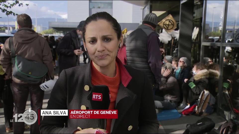 Extinction Rebellion avait annoncé le blocage de l'aéroport de Genève: le commentaire d'Ana Silva.