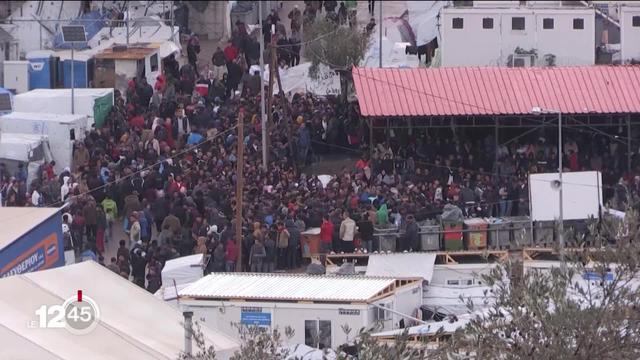 Des dizaines de milliers de migrants en grande précarité dans le camp de Moria à Lesbos