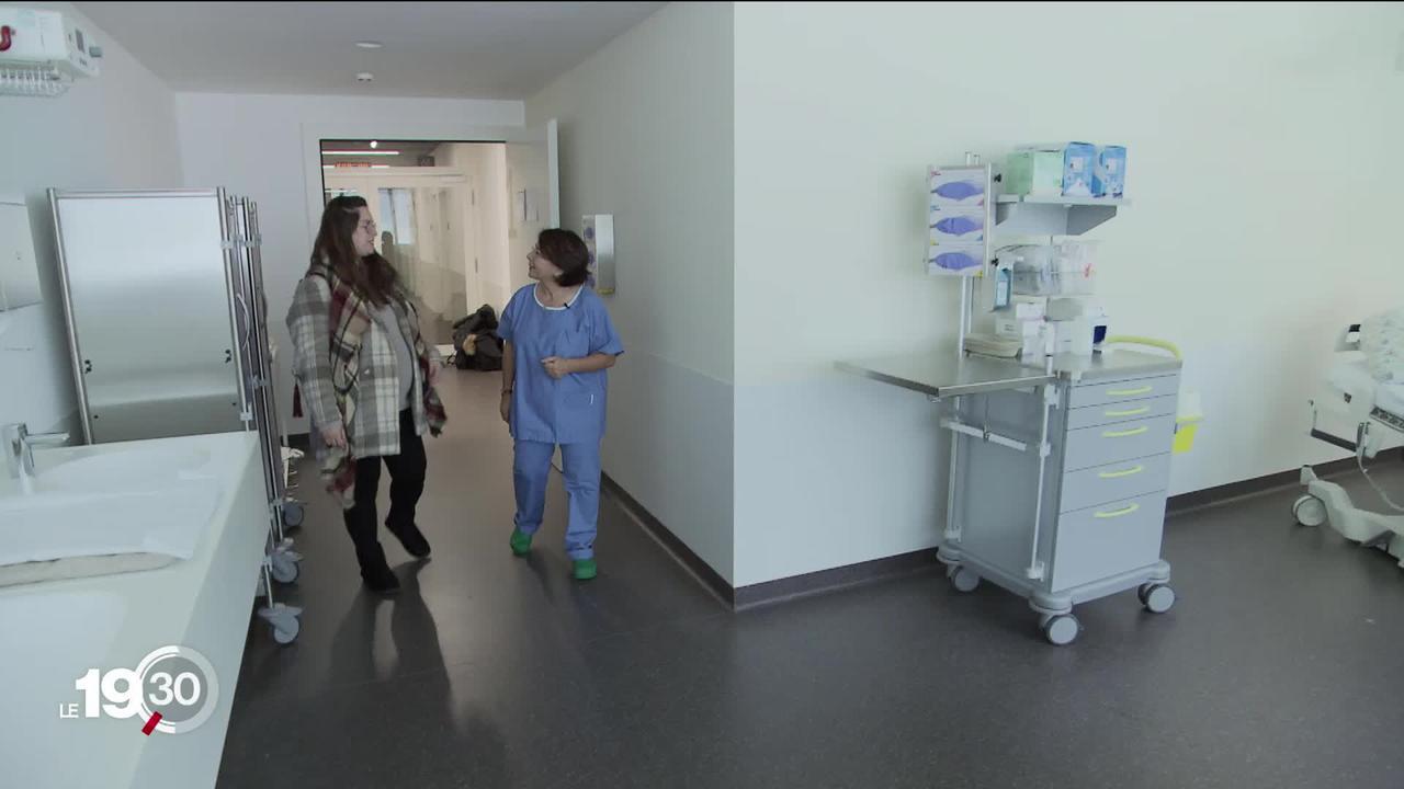 Le nouvel hôpital de Rennaz ouvre sa maternité.