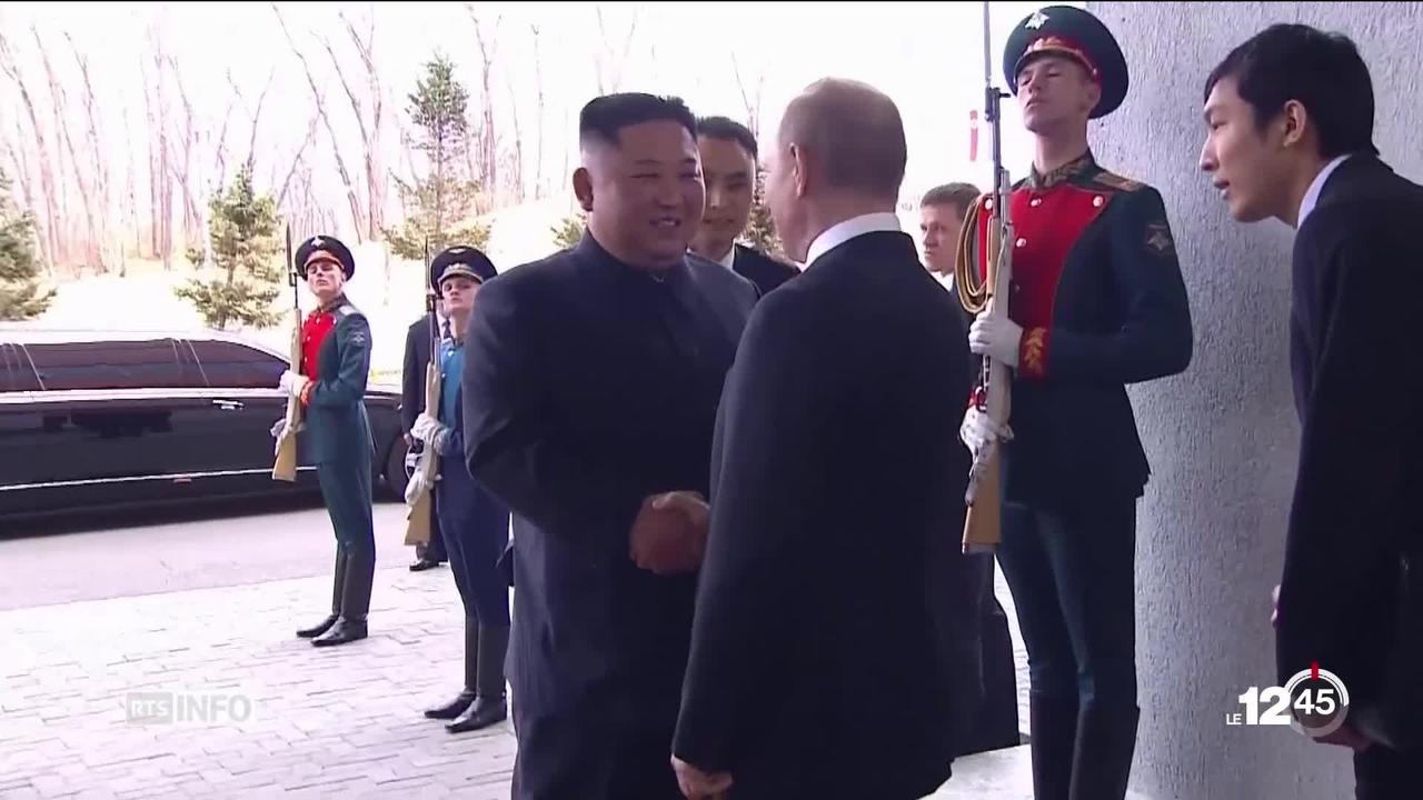 Kim Jong-un et Vladimir Poutine se sont rencontrés en Russie. Les deux dirigeants veulent développer des relations bilatérales.