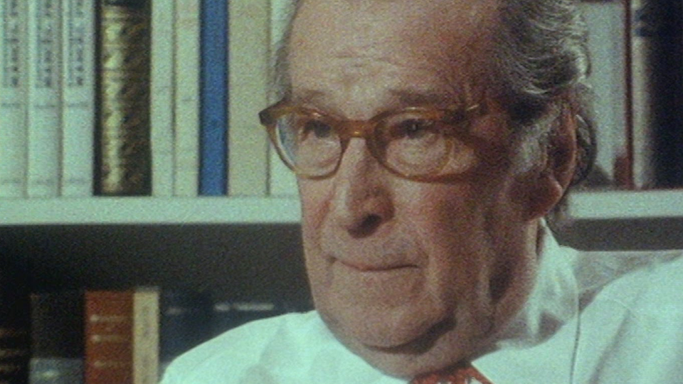 Georges Simenon en 1982. [RTS]