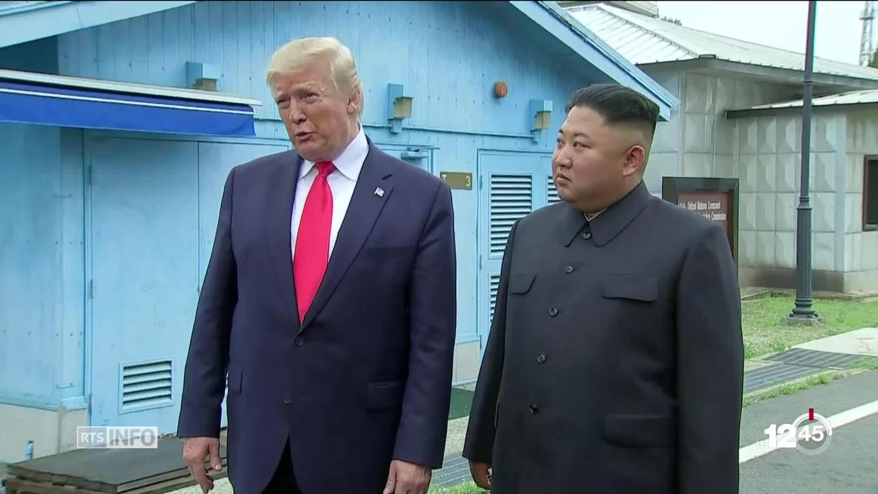 Donald Trump a rencontré Kim Jong-Un dans la zone démilitarisée, une première pour un président américain en exercice.