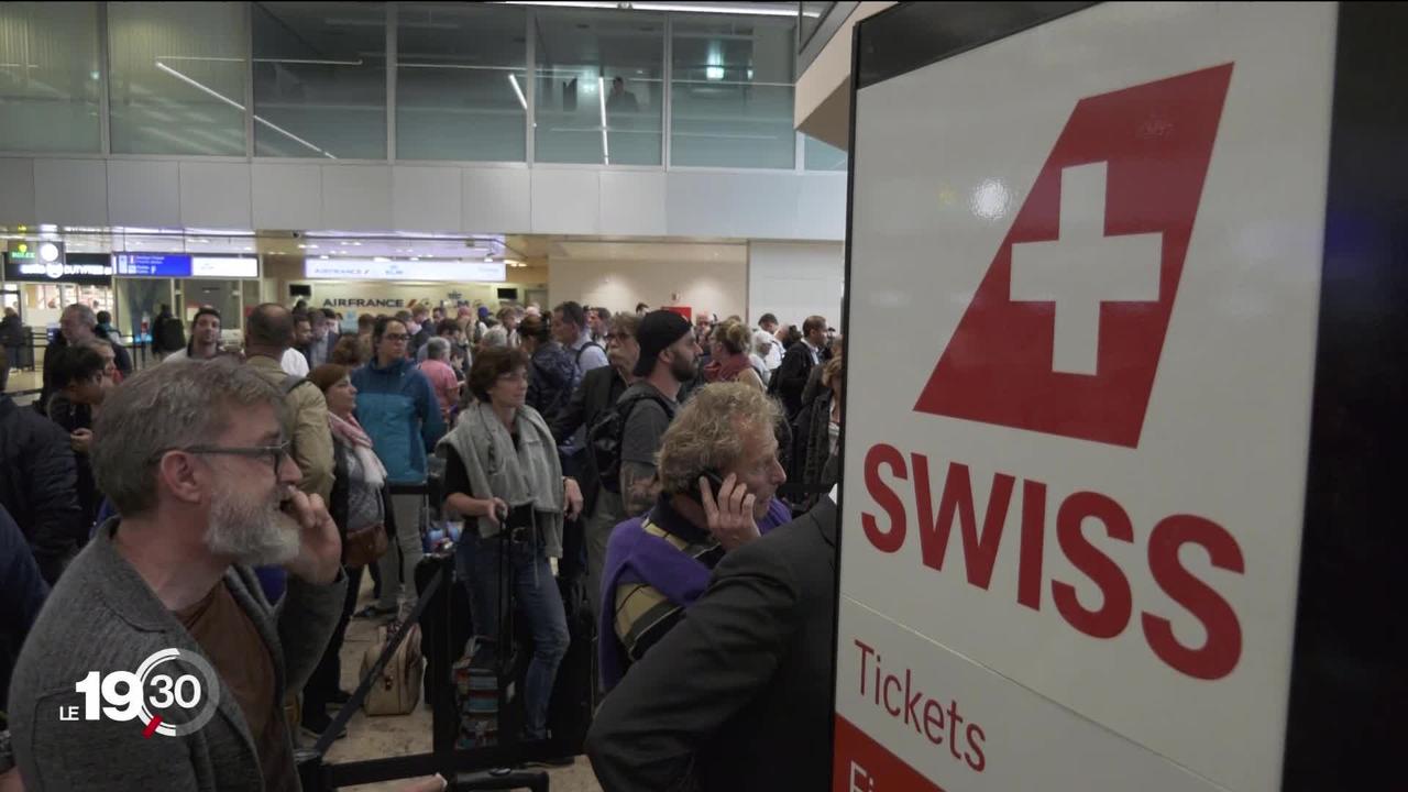 Swiss a dû annuler plusieurs dizaines de vols. Ses 29 Airbus A220 ont été cloués au sol.