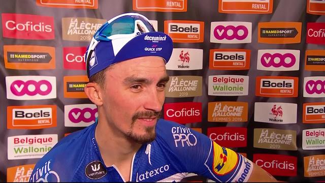 La Flèche Wallone 2019: Julian Alaphilippe (FRA) satisfait après sa victoire