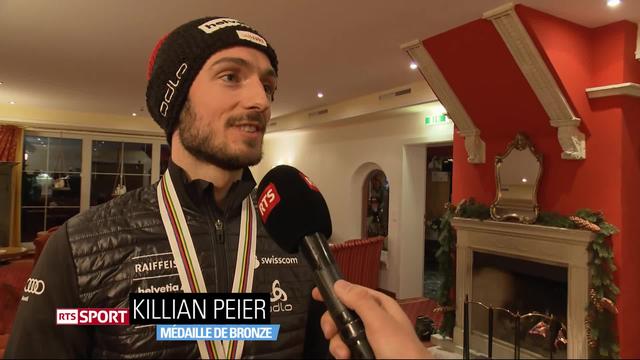 Saut à ski: présentation et interview de Kilian Peier, médaillé de bronze