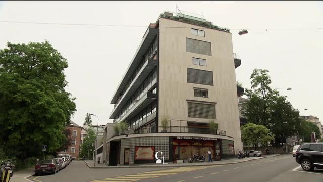Visite d'un immeuble du Corbusier à Genève inscrit au patrimoine de l'UNESCO