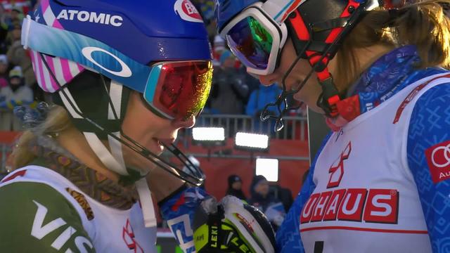 Slalom dames: Wendy Holdener partie à la faute, Mikaela Shiffrin s’impose