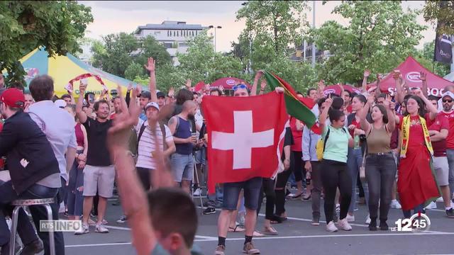 À Genève, le match Suisse-Portugal a fait vibrer la fan zone de la Praille.