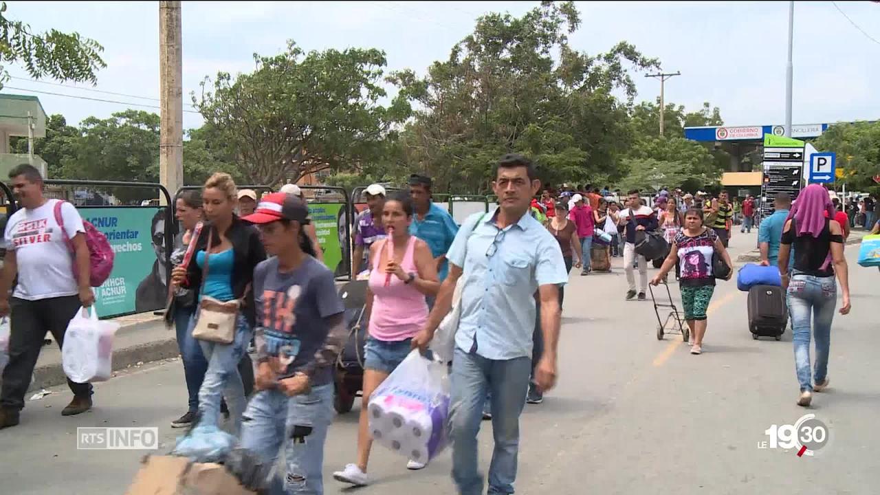 L'aide humanitaire toujours bloquée aux frontières du Venezuela. L'opposition demande une ouverture.