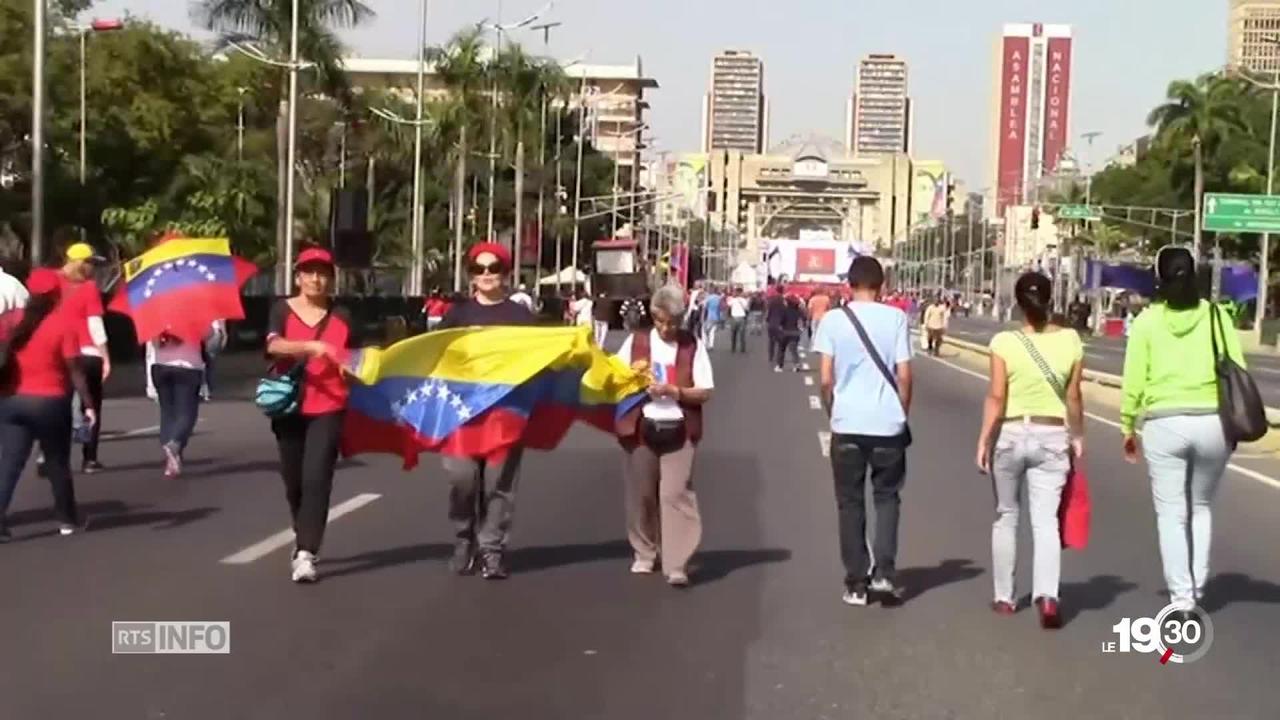 Venezuela: manifestation de soutien à Juan Guaido, président par intérim autoproclamé.