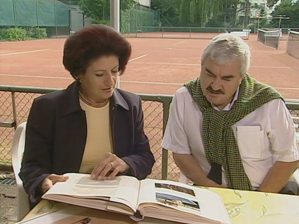 Les parents de Roger Federer en 2003.
