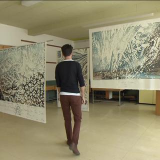 Le village fribourgeois de Charmey propose NÉVÉ, une exposition collective pour évoquer la fragilité de la nature. Entretien avec l'artiste David Brülhart.