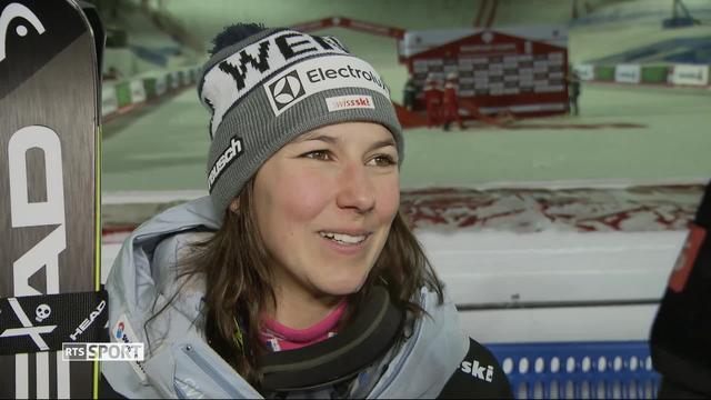 Are (SWE), combiné dames, slalom: la première réaction de Wendy Holdener après sa médaille d’or