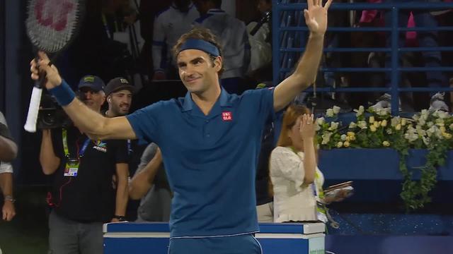 ATP Dubaï, 1-2, R.Federer (SUI) bat B.Coric (CRO) (6-2, 6-2) et affrontera Tsitsipas en finale pour remporter un 100ème titre sur le circuit ATP