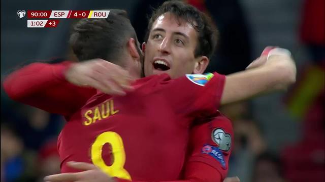 Gr.F, Espagne - Roumanie (5-0): le résumé du match