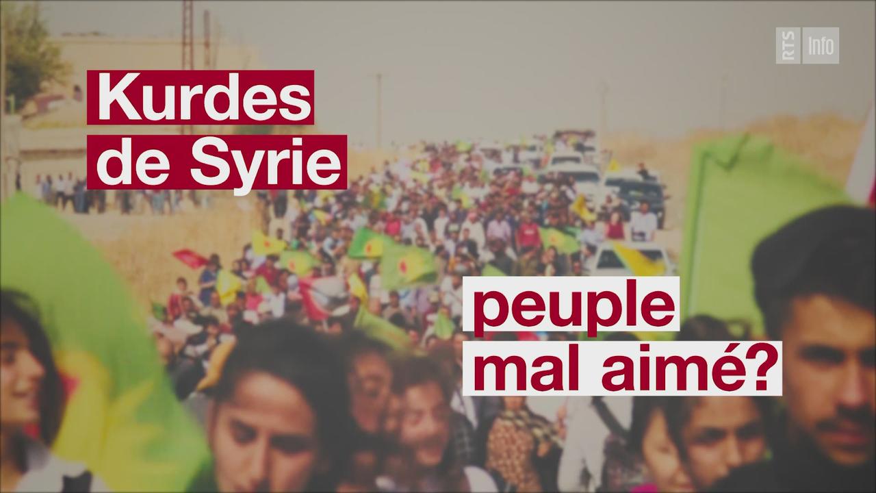 Il y a entre 2,5 et 3 millions de Kurdes en Syrie. [RTS - DR]