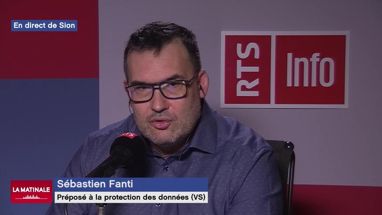 Sébastien Fanti, préposé valaisan à la protection des données et à la transparence (vidéo)