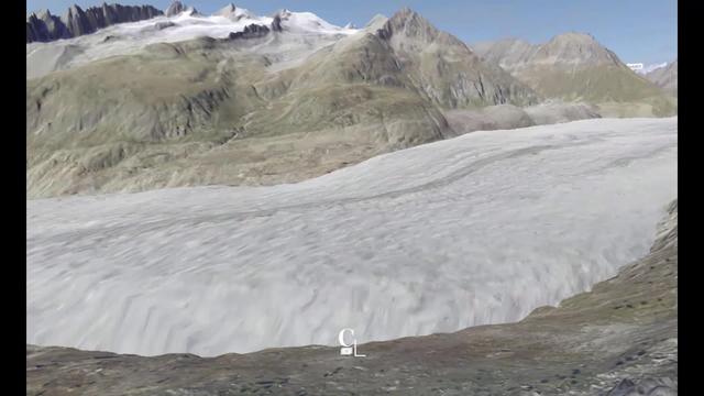 L'Université de Fribourg propose une visite virtuelle du glacier d'Aletsch frappé par le réchauffement climatique