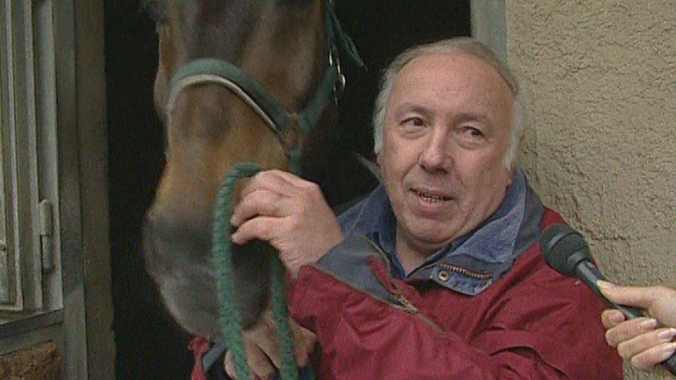 Le journaliste sportif de la TSR Roger Félix en 1999.