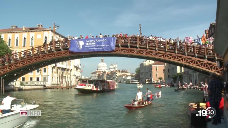 Venise: manifestation contre les bateaux de croisières géants une semaine après la collision qui a fait 4 blessés