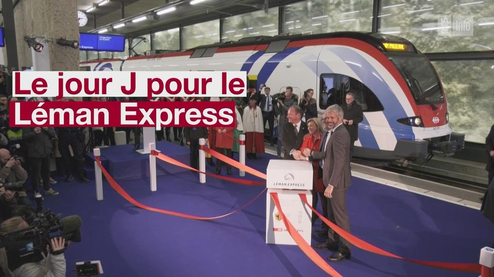 Le Léman Express a officiellement été inauguré