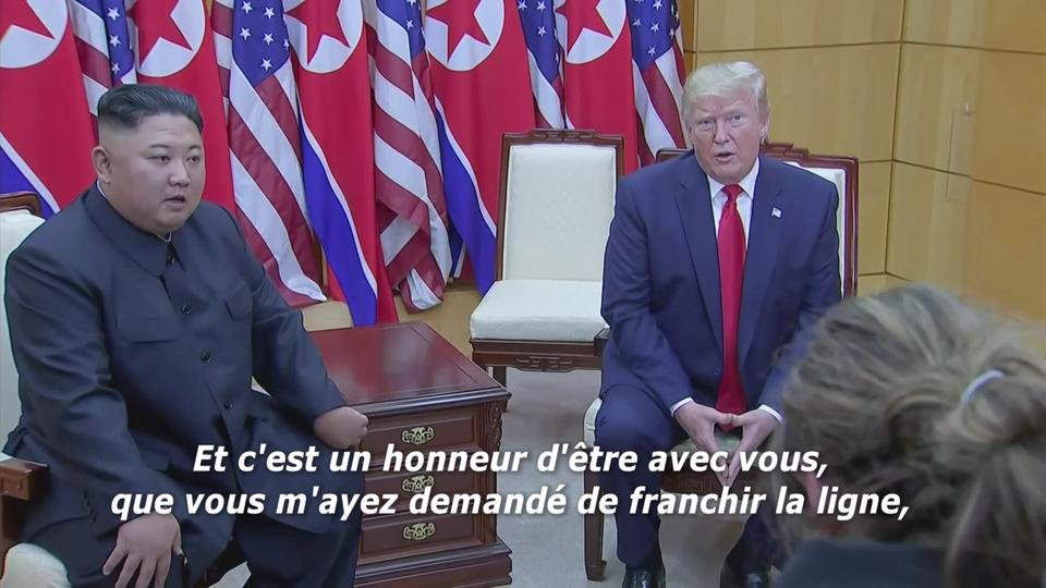 Les déclarations de Kim Jong-un et Donald Trump