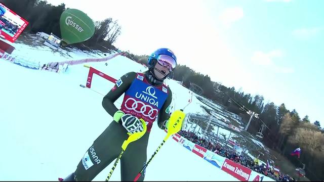Lienz (AUT), slalom dames, 2e manche: Mikaela Shiffrin (USA) remporte le slalom de Lienz (AUT)