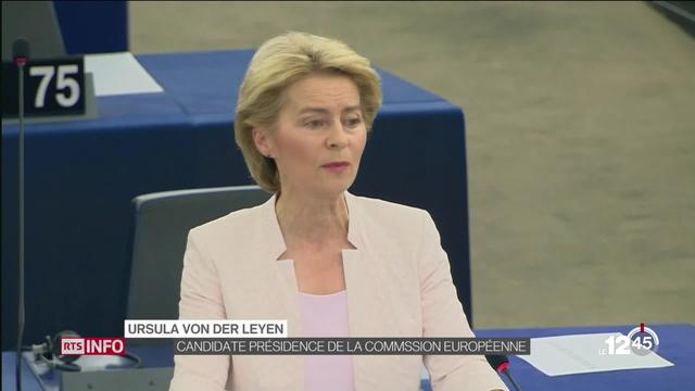 UE: Ursula Von der Leyen devant le Parlement européen pour se faire élire à la tête de la Commission.